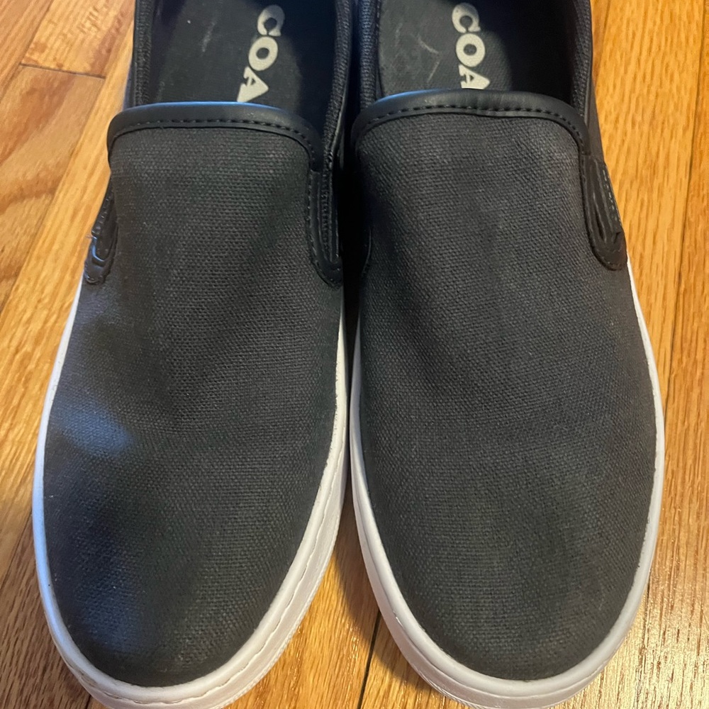 Coach women’s Navy Blue Slip-On Shoes